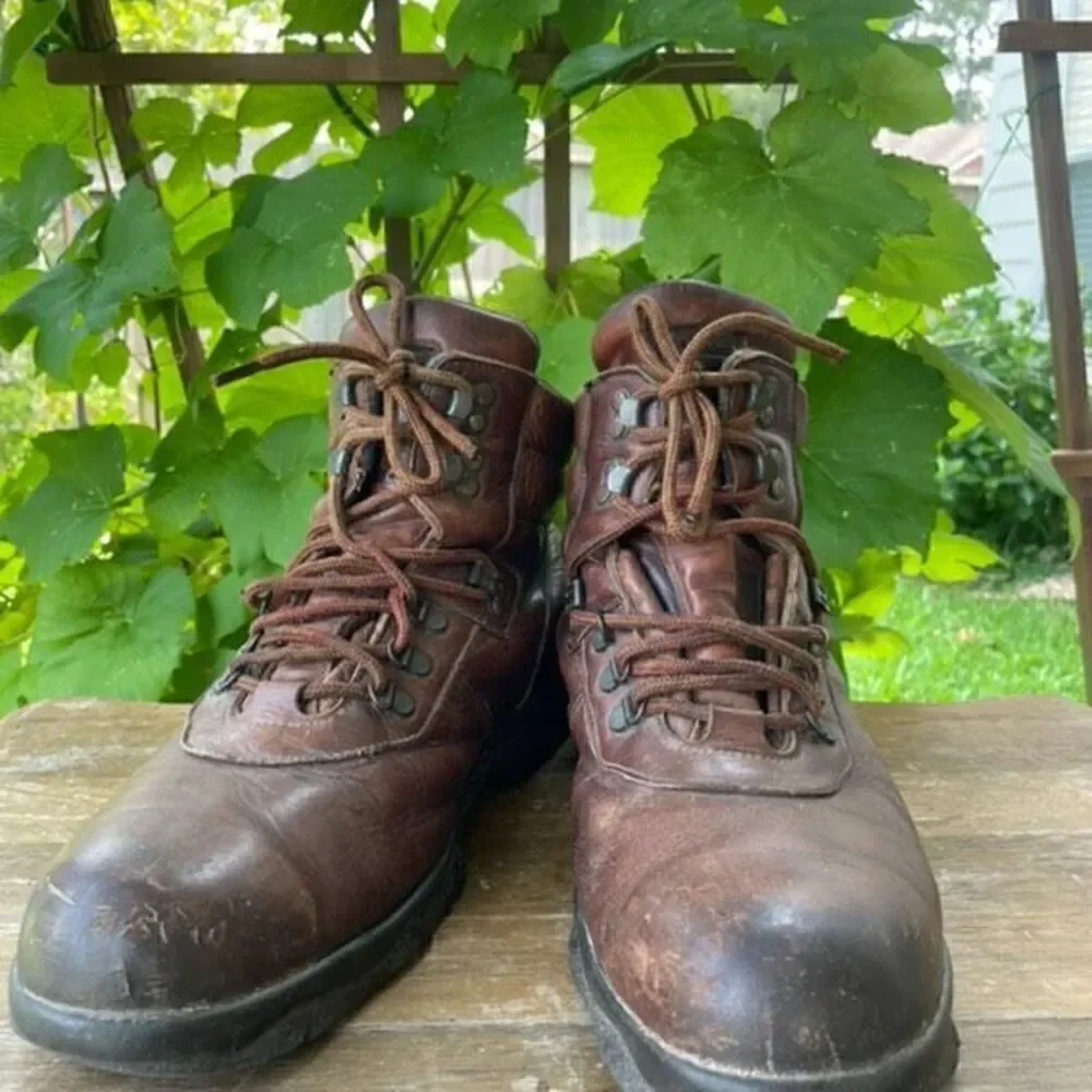 Red Wing Leather Steel Toe Work Boots Mens Sz 13 D Lace Up Oilfield Construction